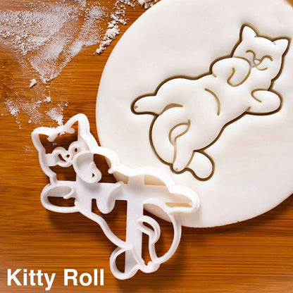 Cortadores de galletas de gatito 🐱 - 3 piezas